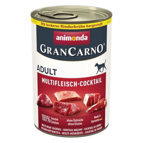 Ekonomipack: animonda GranCarno Original 12 x 400 g - Köttcocktail