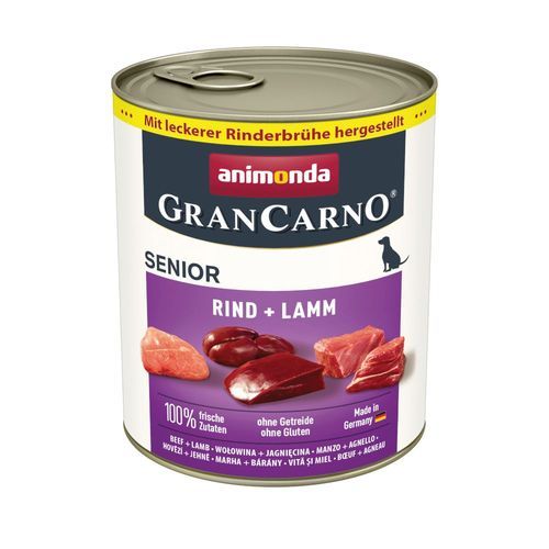 Ekonomipack: animonda GranCarno Original Senior 24 x 800 g Nötkött & lamm