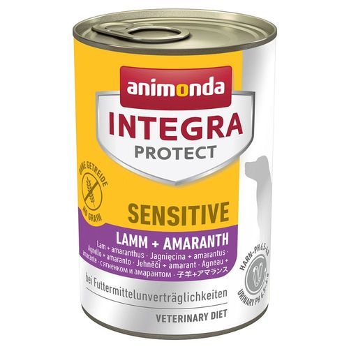 animonda Integra Protect Sensitive i konservburk - Lamm & amarant 12 x 400 g