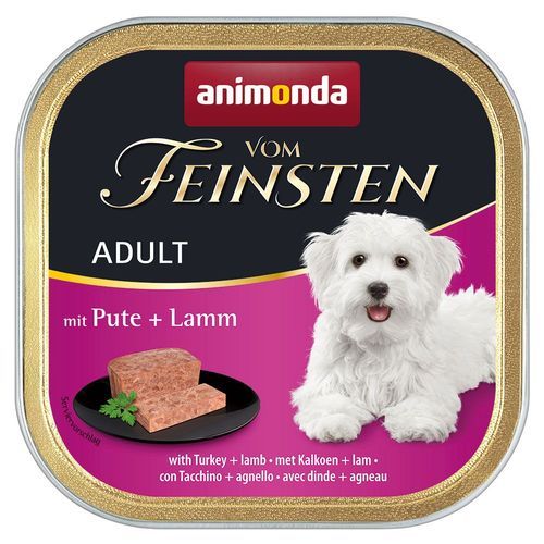 Ekonomipack: animonda Vom Feinsten Grain Free 24 x 150 g - Adult: Kalkon & lamm