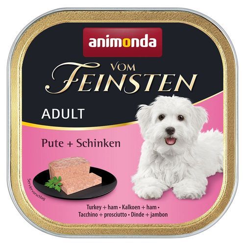 Ekonomipack: animonda Vom Feinsten Grain Free 24 x 150 g - Adult: Kalkon & skinka
