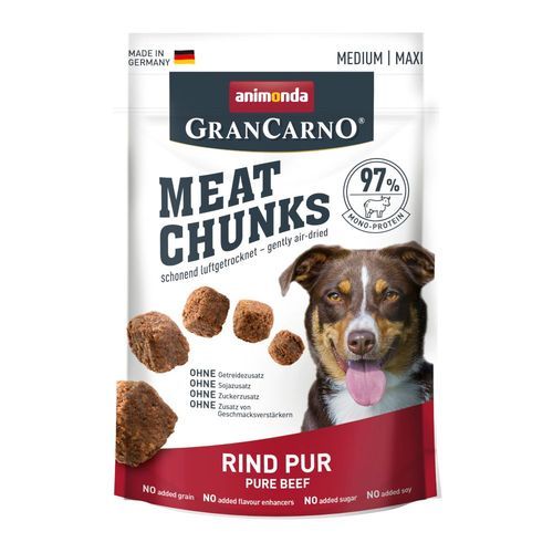animonda Meat Chunks Medium / Maxi - 80 g Nötkött pur