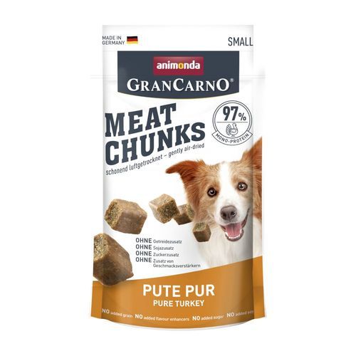 animonda Meat Chunks Small - 60 g Kalkon pur