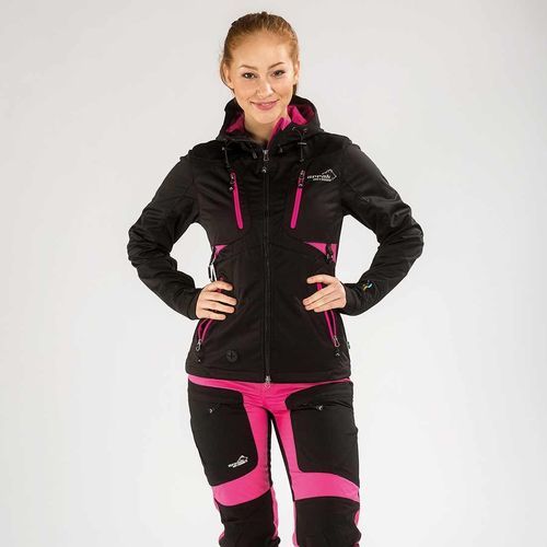 Arrak Outdoor Akka Softshell Jacka Dam Rosa / Svart (XS)