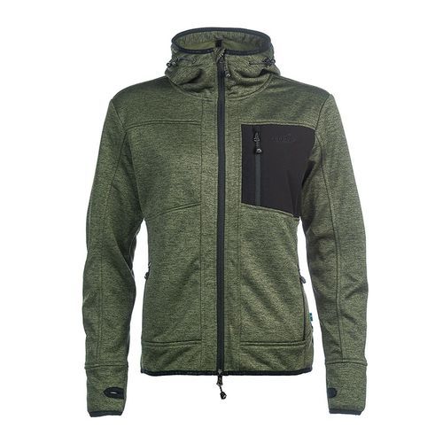 Arrak Outdoor Wildlife Fleece Hoodtröja Dam - Grön (48)
