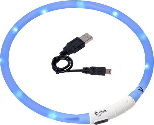 Blinkhalsband Visio - Blå