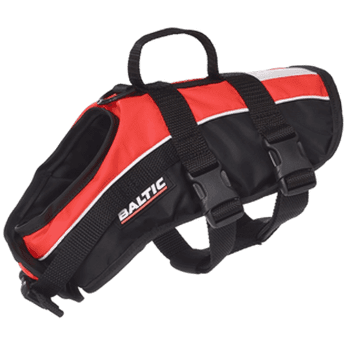 Hundväst Flytväst Mascot Svart/Röd 40+kg X-Large