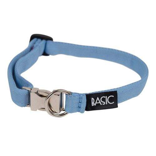 Basic Sweet Valphalsband med metalllås (Blå)