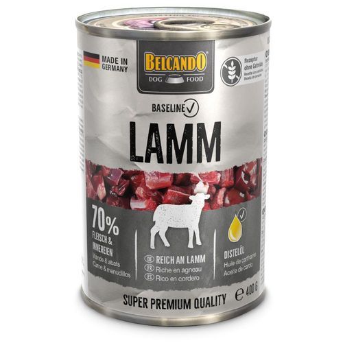 Ekonomiförpackning Belcando Baseline 24 x 400 g - Lamm
