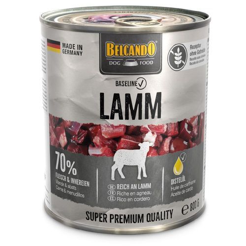 Ekonomiförpackning Belcando Baseline 24 x 800 g - Lamm