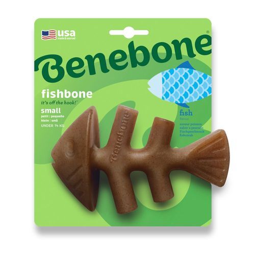 Benebone Fishbone - Small: ca L 15 x B 9 cm