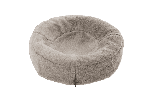 Biabädd Överdrag Rund Pilé Mullvadsbrun Nr 0 - Ø 50 x 50 cm