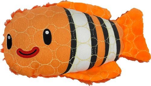 Bite Force Kevlar Tough Plysch Hundleksak - Clownfisk