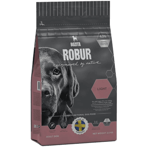 Dog Light 12 kg - Hund - Hundmat & hundfoder - Torrfoder för hund - Bozita Robur - ZOO.se