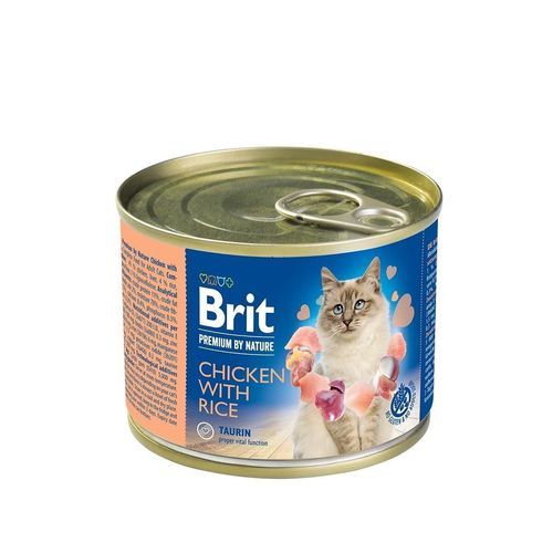 Brit Premium by Nature Cat Chicken with Rice 200 g