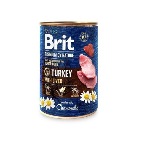 Brit Premium by Nature Dog Turkey with Liver 400 g