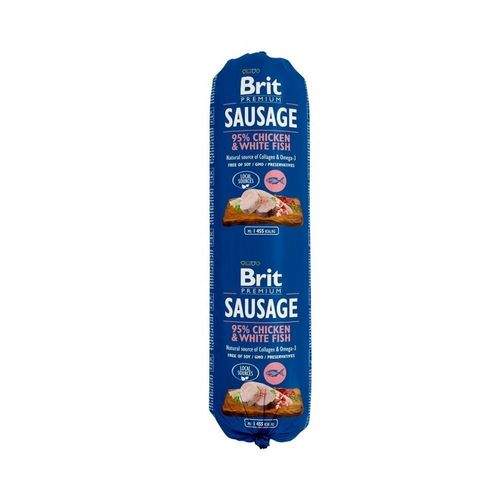 Brit Premium Köttkorvar Kyckling & Vit Fisk