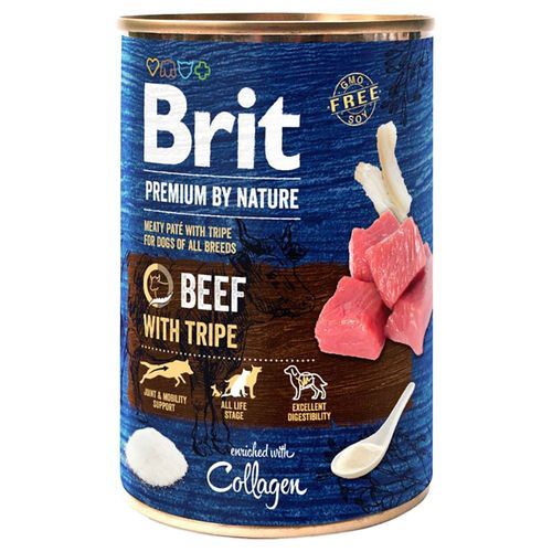 Ekonomipack: Brit Premium by Nature 12 x 400 g - Nötkött med våm