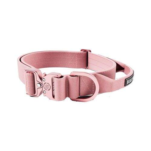 BullyBillows Combat Hundhalsband med Handtag Rosa 4 cm (L)