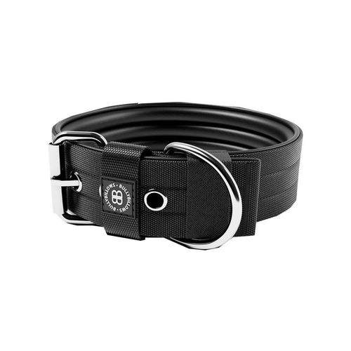 BullyBillows Hundhalsband med Spänne Svart 5 cm (XL)