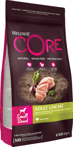 Dog Adult Low Fat Small Breed Turkey Dry 1,5 kg