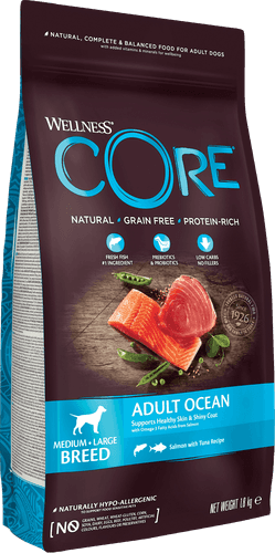 Dog Adult Ocean Medium & Large Breed Salmon & Tuna Dry 1,8 kg