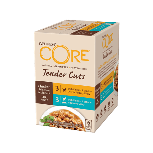 Tender Cuts Chicken Selection Multipack 6x85g - Hund - Hundmat & hundfoder - Våtmat & Våtfoder för hund - CORE Petfood - ZOO.se