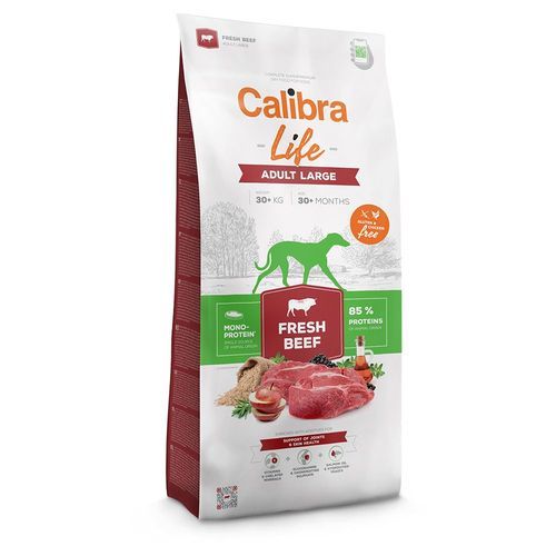 Calibra Life Adult Large Breed med färskt nötkött - 12 kg