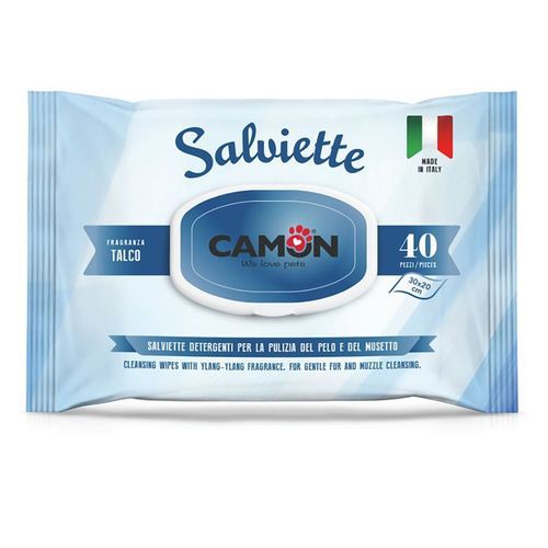 Camon Talk Wipes för hårvård av hundar och katter - Sats %: 12 x 40 st