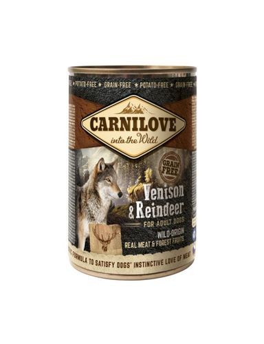 Wild Meat Venison & Reindeer Våtfoder till Hund - 6 x 400 g