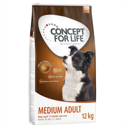 Extra lågt sparpris! 2 x Concept for Life - Medium Adult (2 x 12 kg)