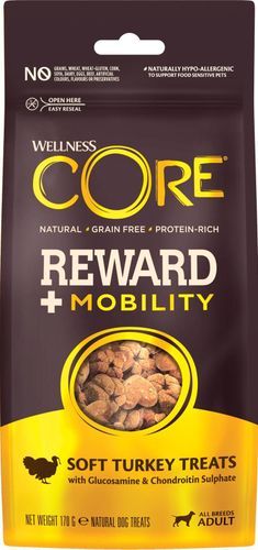 CORE Reward+ Treats Mobility Hundgodis Kalkon - 170g