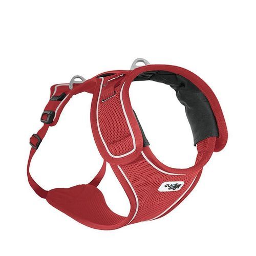 Curli Belka Sele XL Röd - Justerbar Hundsele med Reflekterande Sömmar