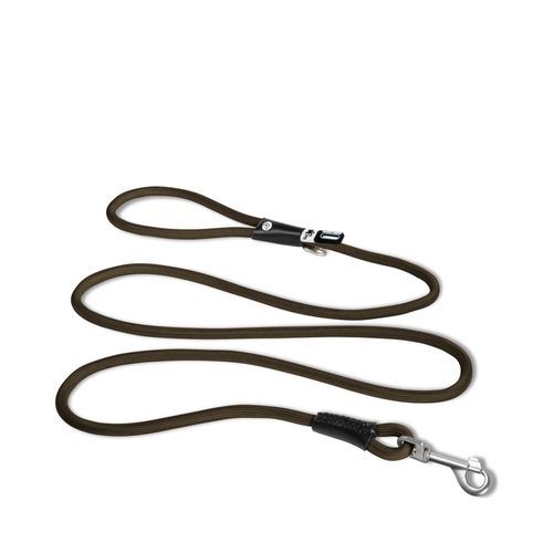 Curli Stretch Comfort Hundkoppel Smidig Elastisk Grön 180cm 10mm