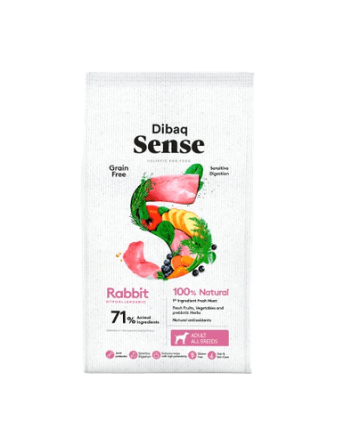 Sense Dog Grain Free Rabbit Sensitive 2 kg - Hund - Hundmat & hundfoder - Torrfoder för hund - DIBAQ - ZOO.se