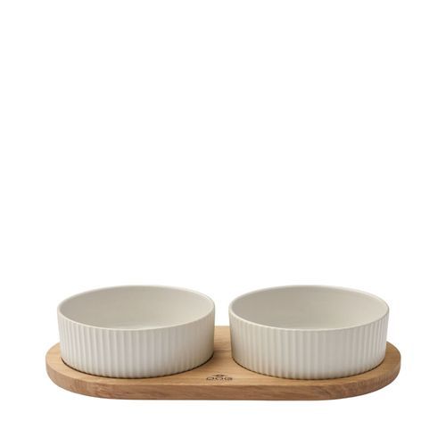Dog Copenhagen Kronborg Food Bar Off White/Oak - S
