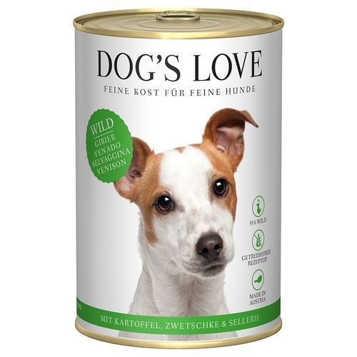 Dog´s Love Adult 6 x 400 g - Vilt