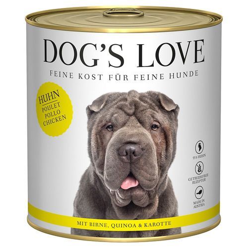 Dog's Love Adult 6 x 800 g - Kyckling