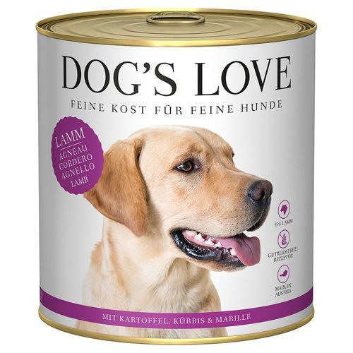 Dog's Love Adult 6 x 800 g - Lamm