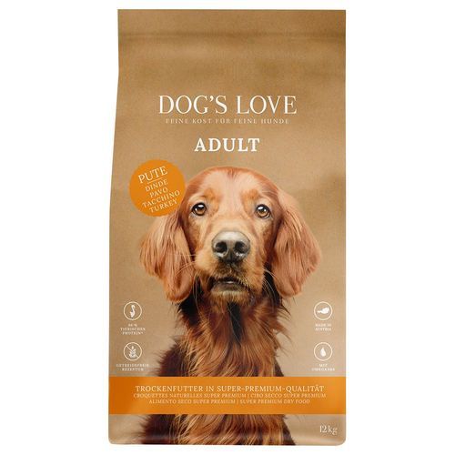 Dog´s Love Adult Turkey - Ekonomipack: 2 x 12 kg