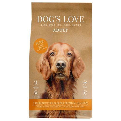 Dog´s Love Adult Turkey - Ekonomipack: 2 x 2 kg