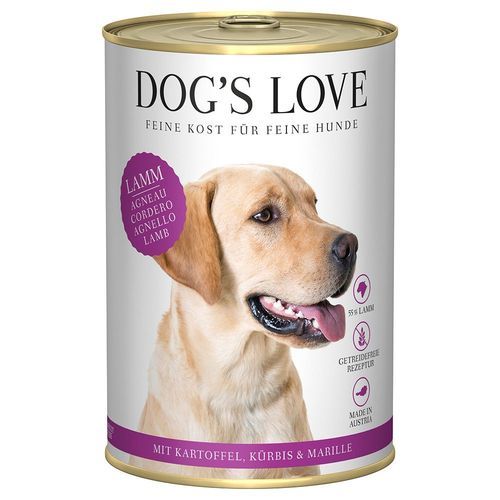 Ekonomipack: Dog´s Love Adult 24 x 400 g - Lamm