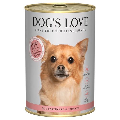 Ekonomipack: Dog´s Love Hypoallergen 12 x 400 g - Häst