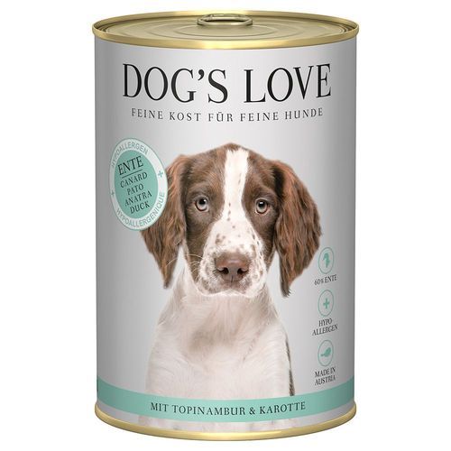 Ekonomipack: Dog´s Love Hypoallergen 24 x 400 g - Anka