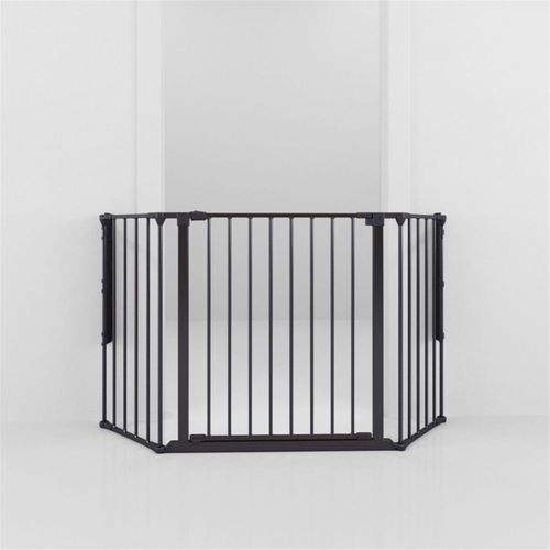 DogSpace Max Hundgrind Utdragbar Svart (90 - 146 x h 70,5)