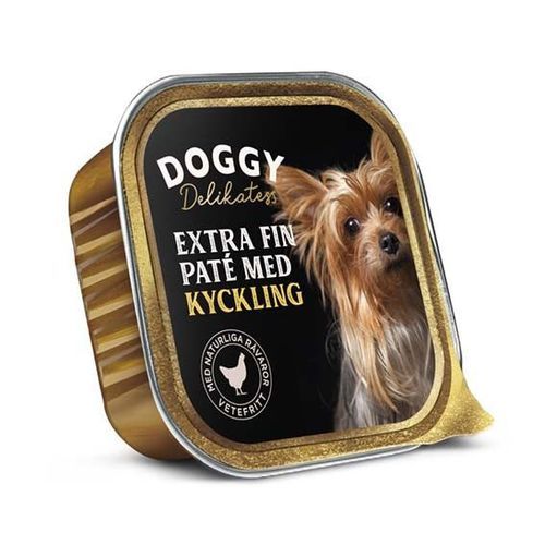 Delikatess Extra Fin Paté till Hund med Kycklingsmak - 11 st x 150 g