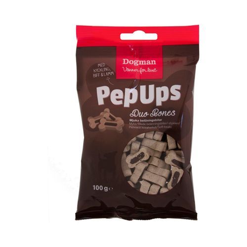 Dogman Pepups - Duo Bones 3-smak / 100 g