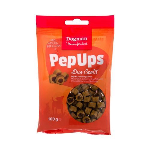 Dogman Pepups - Duo Spots 3-smak / 100 g