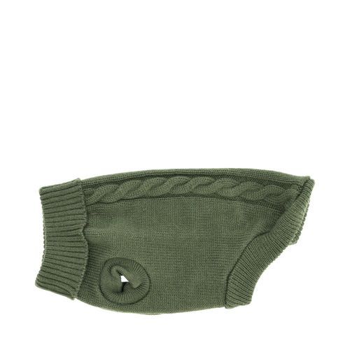 Gina Stickad Hundtröja Grön - 40 cm