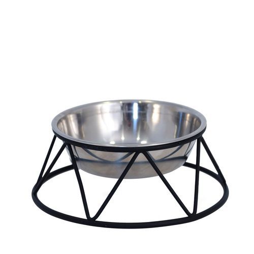 Menja Matskål Hund 700 ml Rostfri, Avtagbar Skål
